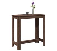 vidaXL Bar Table Brown Oak 102x50x103.5 cm Engineered Wood