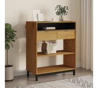 Bar Table Bistro Pub Wooden Solid Wood Pine FLAM vidaXL