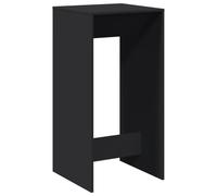 Bar Table Black 51x50x103.5 cm Engineered Wood