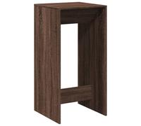 vidaXL Bar Table Brown Oak 51x50x103.5 cm Engineered Wood