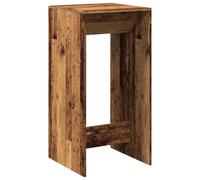 vidaXL Bar Table Kitchen Counter Table Bistro Table Old Wood Engineered Wood