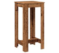 vidaXL Bar Table Kitchen Counter Table Bistro Table Old Wood Engineered Wood