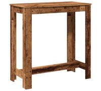 vidaXL Bar Table Kitchen Counter Table Bistro Table Old Wood Engineered Wood