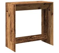 vidaXL Bar Table Kitchen Counter Table Bistro Table Old Wood Engineered Wood