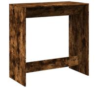 vidaXL Bar Table Kitchen Counter Table Bistro Table Smoked Oak Engineered Wood