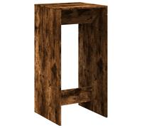 vidaXL Bar Table Kitchen Counter Table Bistro Table Smoked Oak Engineered Wood