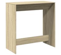 vidaXL Bar Table Kitchen Counter Table Bistro Table Sonoma Oak Engineered Wood