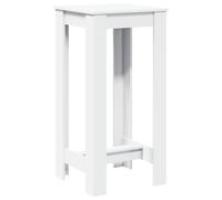 vidaXL Bar Table White 51x50x103.5 cm Engineered Wood