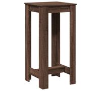 vidaXL Bar Table Kitchen Pub Table Bistro Table Brown Oak Engineered Wood