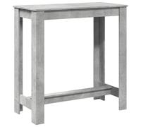 vidaXL Bar Table Concrete Grey 102x50x103.5 cm Engineered Wood