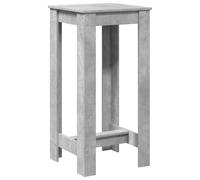 vidaXL Bar Table Concrete Grey 51x50x103.5 cm Engineered Wood
