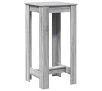 vidaXL Bar Table Kitchen Pub Table Bistro Table Grey Sonoma Engineered Wood
