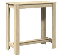 vidaXL Bar Table Sonoma Oak 102x50x103.5 cm Engineered Wood
