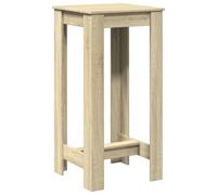 vidaXL Bar Table Kitchen Pub Table Bistro Table Sonoma Oak Engineered Wood