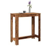 vidaXL Bar Table Old Wood 102x50x103.5 cm Engineered Wood