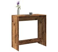 vidaXL Bar Table Kitchen Counter Table Bistro Table Old Wood Engineered Wood