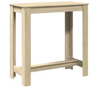 vidaXL Bar Table, Side Table for Kitchen Dining Room Home, Pub Table for Dinner Party Decorative, Modern Style, Sonoma Oak Engineered Wood