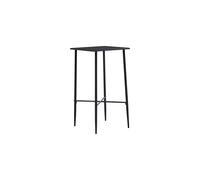 vidaXL Bar Table - Sl ontemporary Dining Table, Ideal for Small Spaces or Flats - Durable MDF Top with PVC Coating, Strong Powder-Coated Steel
