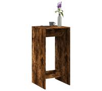 vidaXL Bar Table Kitchen Counter Table Bistro Table Smoked Oak Engineered Wood
