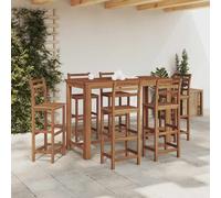 Vidaxl Bar Table Solid Acacia Wood 150X70X105 Cm