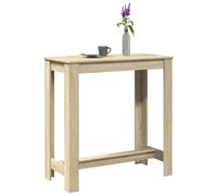 vidaXL Bar Table, Side Table for Kitchen Dining Room Home, Pub Table for Dinner Party Decorative, Modern Style, Sonoma Oak Engineered Wood