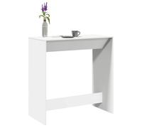 vidaXL Bar Table White 102x50x103.5 cm Engineered Wood