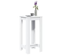 vidaXL Bar Table White 51x50x103.5 cm Engineered Wood