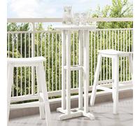 Bar Table Polyethylene Outdoor Garden Terrace Round Modern Furniture vidaXL