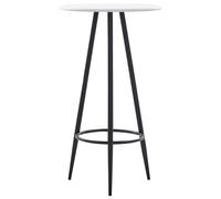 vidaXL Bar Table White 60x107.5 cm MDF