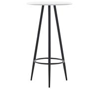 vidaXL Bar Table White 60x107.5cm MDF Bistro Table Coffee Desk Counter Stand