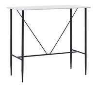 Vidaxl Bar Table White 120X60X110 Cm Mdf, White