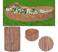vidaXL Bark Fence 1000x50 cm
