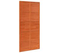vidaXL Barn Door - Sliding Hanging Door - Wax Brown Solid Pine Wood, 100 x 208 cm - Ideal for Closets, Bathrooms, Pantries, Laundry Rooms, Bedrooms, Kitchens, Offices