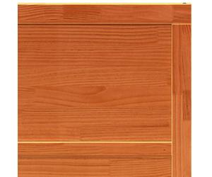 vidaXL Barn Door Wax Brown 100 x 2.5 x 208 cm Solid Pine Wood