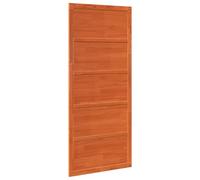 vidaXL Barn Door Wax Brown 80 x 208 cm Solid Pine Wood
