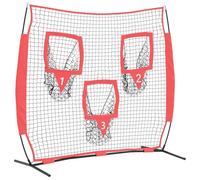 vidaXL Baseball Training Equipment Outdoor Training Equipment with Net to Improve Throwing Skills for Softball Players