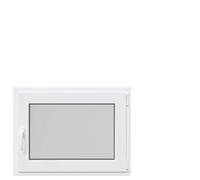 vidaXL Basement Egress Window RISOR 80x50 cm Tilt&Turn DIN PVC White - Insulated Glazed Frame for Basement, Garage, Shed