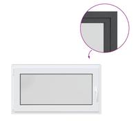 vidaXL Basement Window "RISOR" 110x50 cm Tilt&Turn DIN Left Anthracite