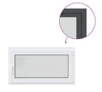 vidaXL Basement Window "RISOR" 110x50 cm Tilt&Turn DIN Right Anthracite