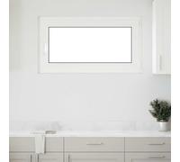 vidaXL Basement Window "RISOR" 110x50 cm Tilt&Turn DIN Right Anthracite