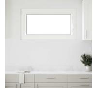 vidaXL Basement Window "RISOR" 110x70 cm Tilt&Turn DIN Left Anthracite