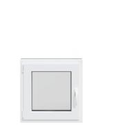 vidaXL RISOR Basement Window 50x50 cm Tilt & Turn - Anthracite PVC Frame, Durable & Versatile, Secure Locking, Thermal Triple Glazing, Sound Insulation