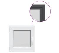 Basement Window RISOR Tilt&Turn DIN Egress Window Window Well vidaXL