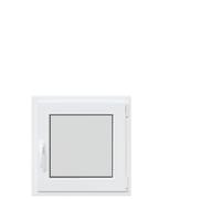 vidaXL Egress Window RISOR 60x60 cm - Vinyl Basement/Garage Window with Tilt & Turn Right Function and Dual Glazing