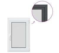 vidaXL Basement Window RISOR 60x80 cm Tilt&Turn DIN Right Anthracite
