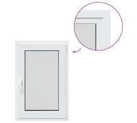 vidaXL Basement Window "RISOR" 60x80 cm Tilt&Turn DIN Right White