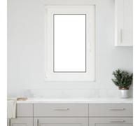 vidaXL Basement Window RISOR 60x90 cm Tilt&Turn DIN Left White egress window