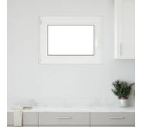 vidaXL Basement Window "RISOR" 80x70 cm Tilt&Turn DIN Left Anthracite