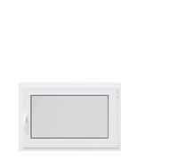 vidaXL RISOR Basement Window 90x50 cm PVC Frame - White Egress Window with Tilt and Turn Right Function, Double Glazed Insulation, Versatile Ventilation for Basement/Garage