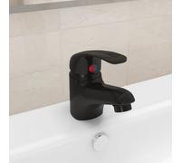 vidaXL Basin Mixer Tap Black 13x10 cm